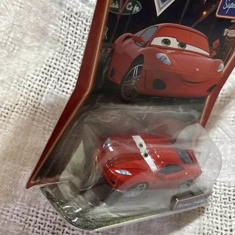 Disney Pixar Cars Supercharged Ferrari F430 red car Mattel BRAND NEW